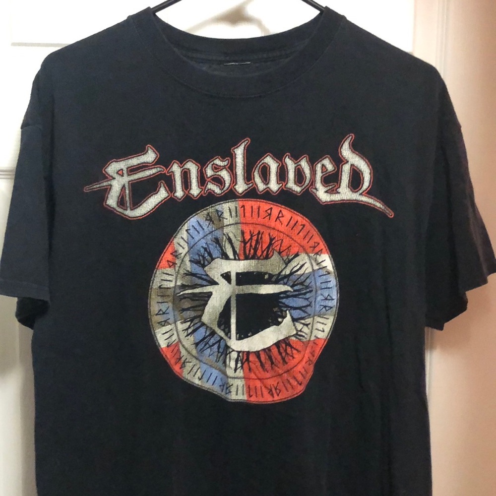 Enslaved 2014 tour shirt Norwegian extreme metal